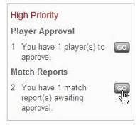 We recommend that leagues check and approve all match reports, to be sure that Team Administrators are not posting anything which may cause offence.