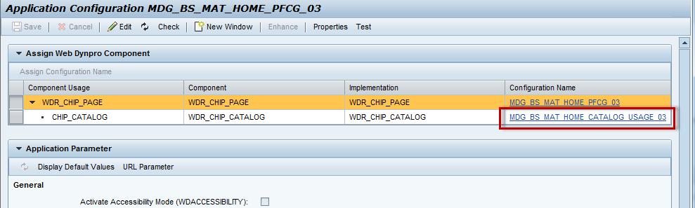 2. You can start the Application Configuration from within PFCG node details.