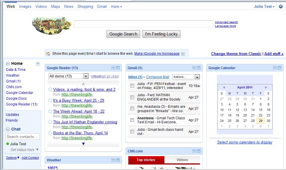 16 BEYOND BASIC: Your dashboard Bring together all the functionality covered in this class with the Google Dashboard.
