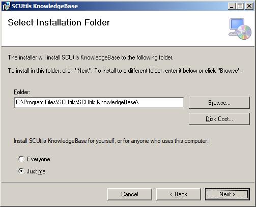 Fig. 2 Installation path After completing the setup process, close the setup window. 3.
