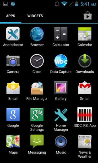 Move the APPS (Camera) to Home screen To remove an item from the Home screen: 1.