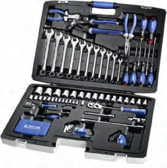 410 x D.255 x H.182 mm. - Box dimensions 490 mm: W.490 x D.285 x H.240 mm. MULTI-TOOLSETS MULTI-TOOL SET - 124 PIECES - 6-point sockets - 1/4": 4-4.5-5-5.5-6-7-8-9-10-11-12-13-14 mm.