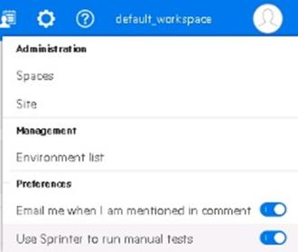 o In Octane's workspace window, enable the Use Sprinter to run manual tests option. o o Run the test. Confirm to open Sprinter when prompted to do so. Sprinter opens and loads the test in Run mode. 3.