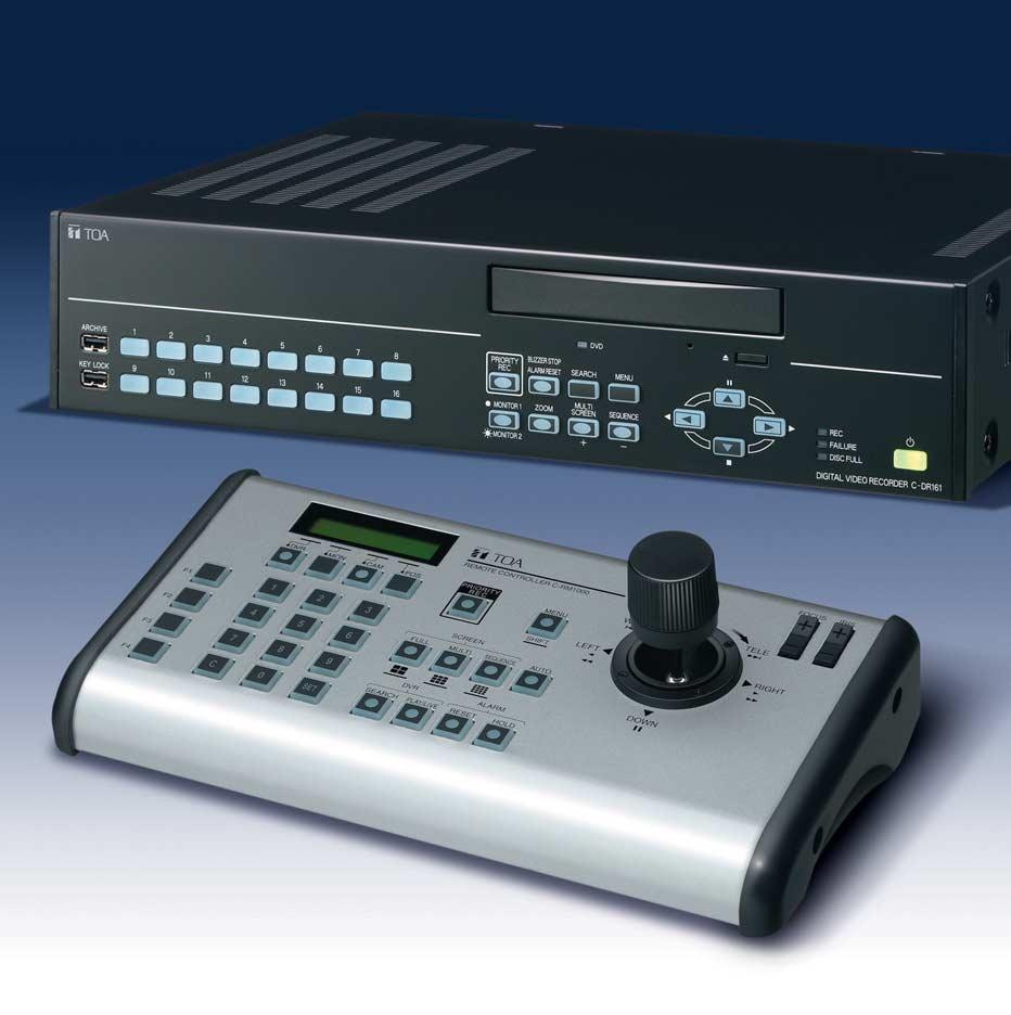 C-DR091/161 SERIES DIGITAL VIDEO RECORDER NTSC TOA's Digital Recorder series