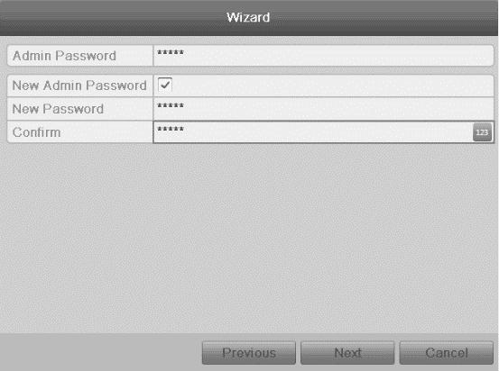 2. The Setup Wizard can walk you through settings of the NVR. If you do not want to use the Setup Wizard, click Cancel.
