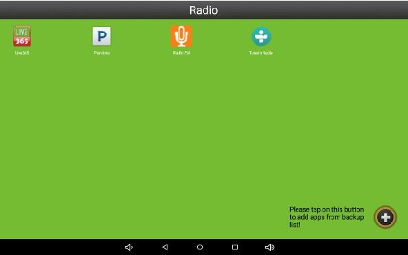 How to add the radio apps Select "Yes" to download. Select "Yes" to install.