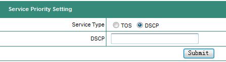 DSCP field is a superset of TOS, its definition is backward-compatible with TOS, and its value can be from