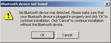 7) Plug the Bluetooth Dongle to an