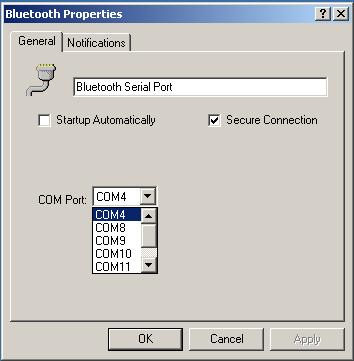 2. In the properties dialog box, modify the properties: Enter a unique name (less than 99 alphanumeric characters). Select secure connection, if desired.