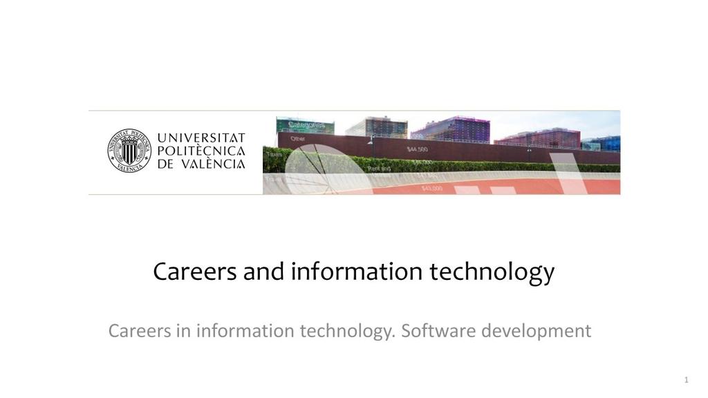 In this third unit about jobs in the Information