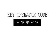 USING THE Note When using the key operator programs for the first time, change the factory default key operator code to a new code. (Step 3 to step 5) 1 B STATUS 2 3 4 Press the [CUSTOM SETTINGS] key.