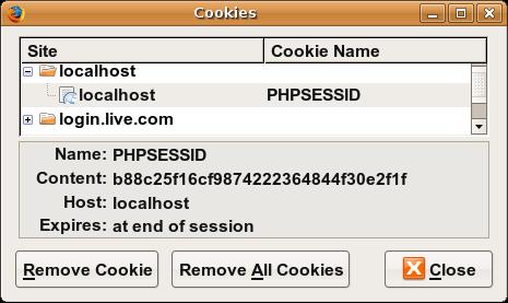 Where is session data stored? on the client, the session ID is stored as a cookie with the name PHPSESSID on the server, session data are stored as temporary files such as /tmp/sess_fcc17f071.