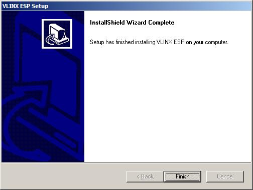 Installing the VLINX Software Figure 16.