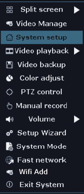 Video Detection Step1: Right click the mouse > System setup > Record setup > Tick the (Motion) > Click Copy to >