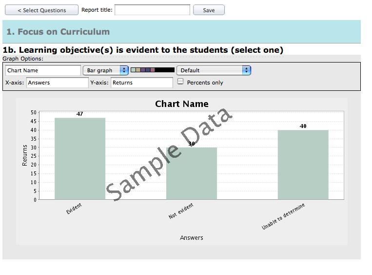 Customizing Your Report Next, you will be taken to a preview page, which allows you to customize your report.