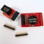 These boards use a special variant of the target device that have additional, dedicated pins which communicate with the emulator, and may have dedicated memory
