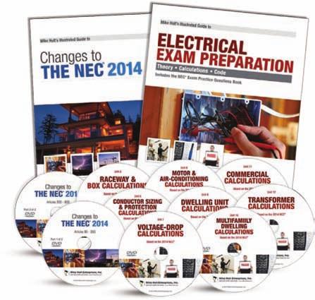Exam Preparation Conductor Sizing & Protection Calculations DVD M Multifamily Dwelling Calculations DVD M Commercial Calculations DVD M Transformer Calculations DVD Changes to the NEC Changes to the