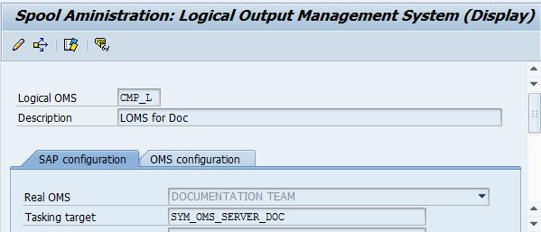 This displays the Spool Administration: Logical Output Management System