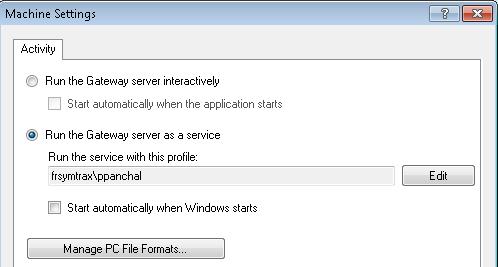 2.2.5 MANAGE PC FILE FORMATS You can manage PC file formats for Compleo Gateway.