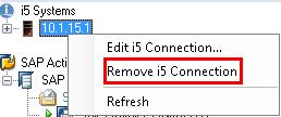 The i5 Server Configuration window appears. Edit the required details. Click OK. 2.4.1.
