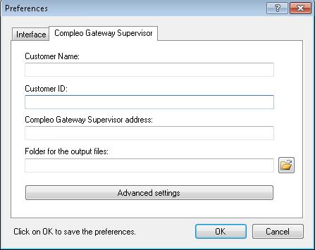Click Compleo Gateway Supervisor tab.