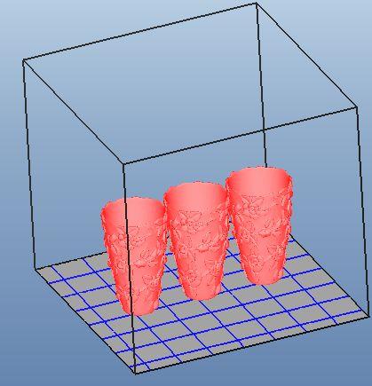Click Ctrl and left mouse to choose more models. Pic d Pic e 8.2Setting Set the parameter according to the structure and size of model. 8.2.1 Print Base With Print Base: We recommend printing with print base for most models.