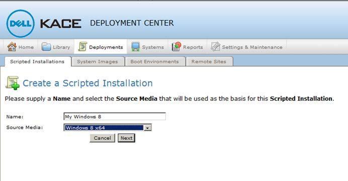 IV. Windows 8 Deployment Exercise With the upcoming release of Windows 8, will show you how to create and deploy a Scripted Installation of Windows 8. 1.