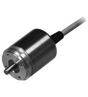 Model Number Features Very small housing Up to 31 bit overall resolution CANopen interface Free of wear magnetic sampling High resolution and accuracy Description This absolute rotary encoder