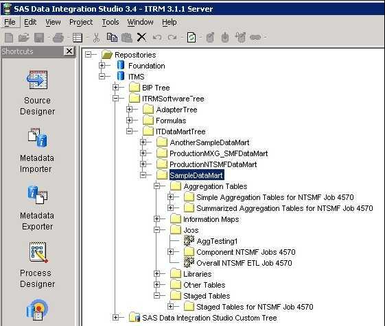 28 Chapter 3 Migrating a Single IT Data Mart from SAS IT Resource Management 3.1.1, 3.2, 3.21, or 3.3 to 3.3 11.