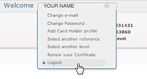 V. ADD REFERENCES If you are a Card Manager subscribed on the entity level of a company and you need to have a view on other accounts of your company as well, please contact our customer service.