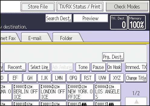4. Fax Printing the Journal Manually To print the Journal manually, select the printing method: "All", "Print per File No.", or "Print per User".