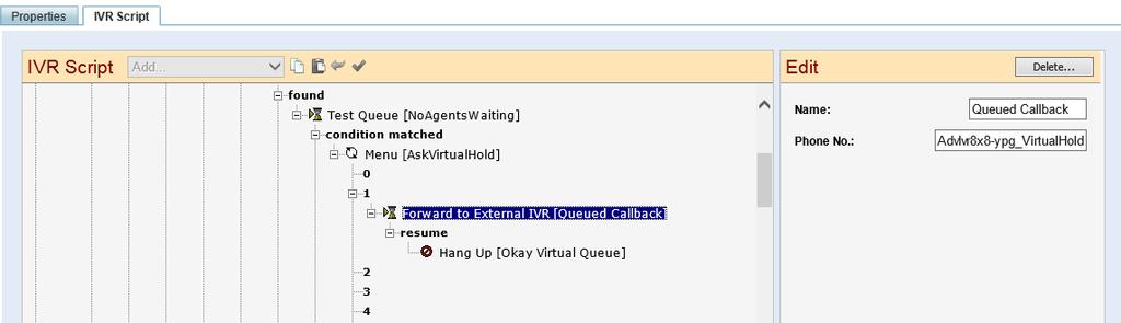 8x8, Inc Configuration Manager - Enhancements Improved Availability with IVR Queued Callback The Virtual Contact Center IVR introduces the ability for queued callback which improves customer