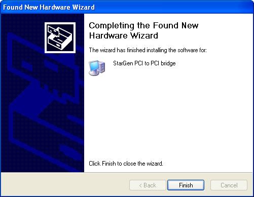 Installation Wizard Completion Dialog Box National