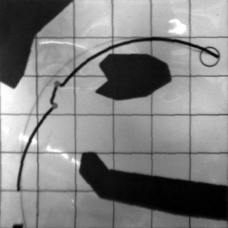 Images are taken from the cameras during the experiments. Each square is 2 cm on each side.