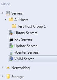 Figure 2: New SCVMM 2012 host group created 4) As shown in Figure 2, the new host group folder should now be listed under the All Hosts folder.