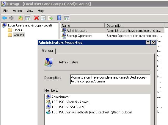 1) As shown in Figure 31, on the untrusted domain s AD domain controller, complete the following steps: a) Launch Active Directory Users and Computers.