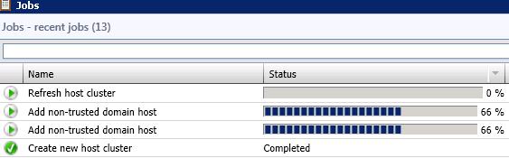 12) Repeat the above steps, starting with Step 4 in this section, to add other physical Hyper-V nodes or host servers.