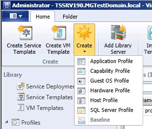 Create a Guest Operating System Profile Create a guest operating system profile to have SCVMM 2012 apply specific settings to the guest OS when new VMs are