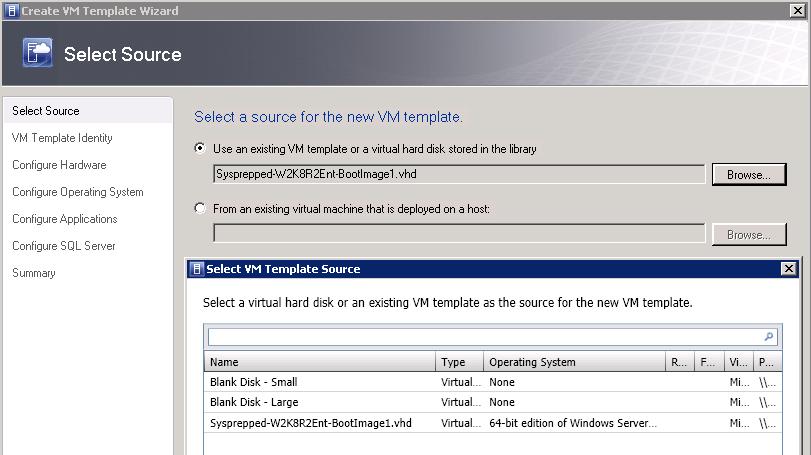 Figure 84: Launch the Create VM Template Wizard 4. In the Library workspace, click on Create VM Template on the ribbon bar under the Home tab as shown in Figure 84.