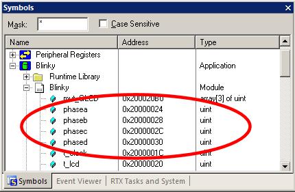 A user program runs at full speed and needs no code stubs or instrumentation software added to your programs. 1. Use RTX_Blinky from the last exercise.