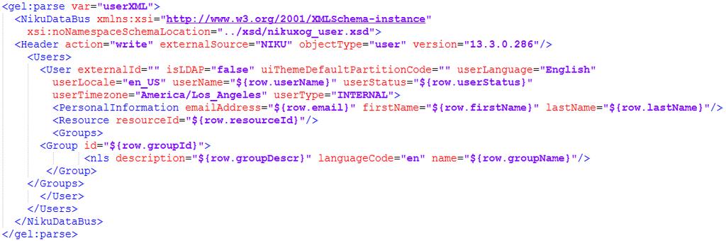 SOAP Web Services (XOG): Build XML 8 Use
