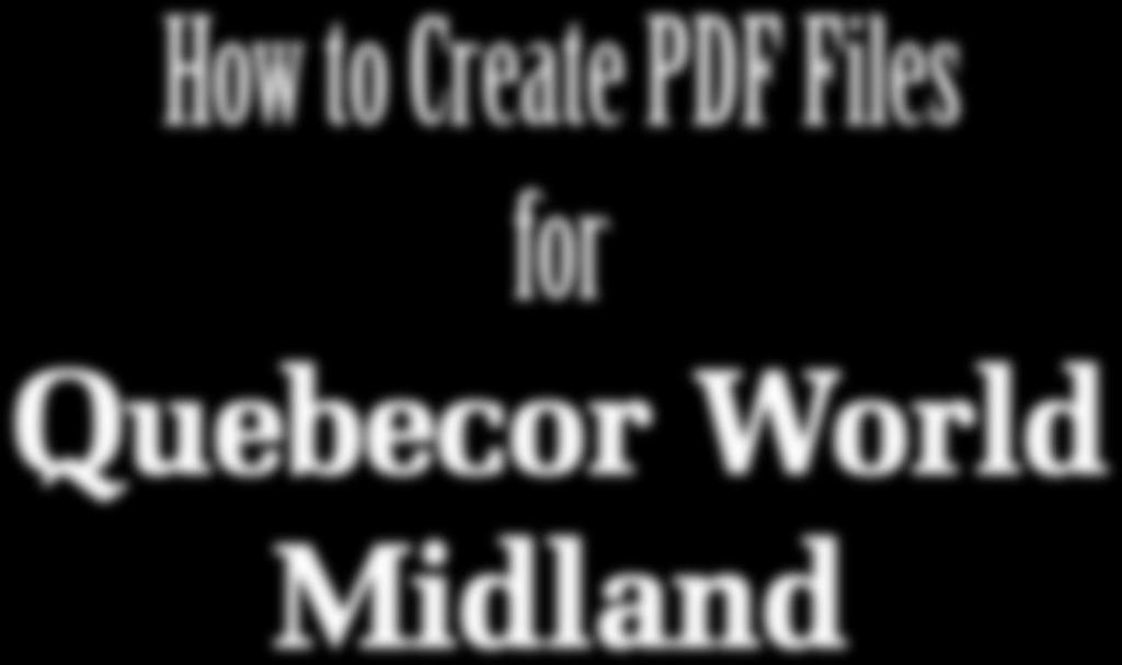 How to Create PDF