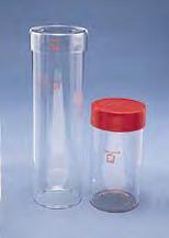 Cylindrical TLC Developing Tanks with Lids Cylindrical glass tanks for the development of x 3 in. to 0 x 20 cm plates.