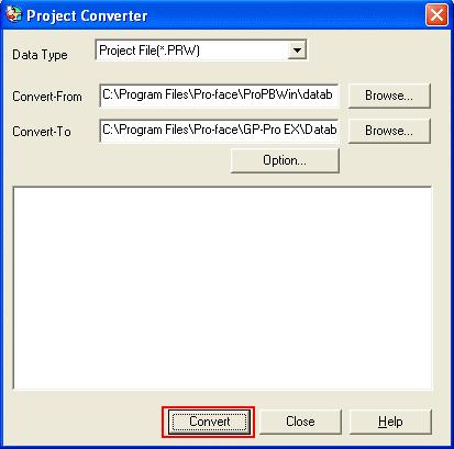 (5) Click [Convert] and start the