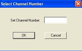 2. Single Channel Display: This mode allows the user to view RSSI data (in dbm) within the channel of his