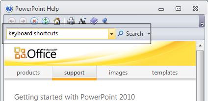 PowerPoint 2010 Foundation Page 19 You will see the following