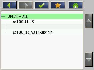 Copy Software Updates to this folder: Update Software from Storage Card figure5: Software Updates on Storage card Ensure that all steps described in How to get access to the sc1000 using the SD