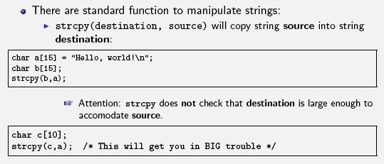 Manipulating Strings (cont.