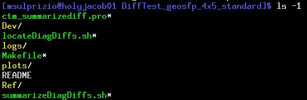 GEOS-Chem Difference Tests Navigate to the perl subdirectory of the GEOS-Chem Unit Tester Modify the DiffTest.