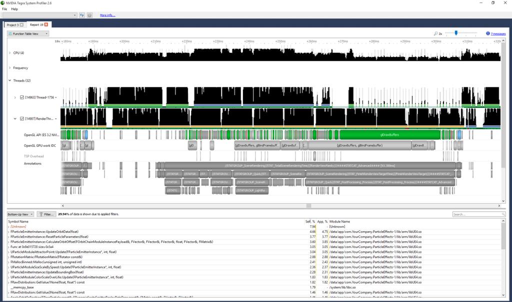 NEW WITH TEGRA SYSTEM PROFILER 2.5/2.